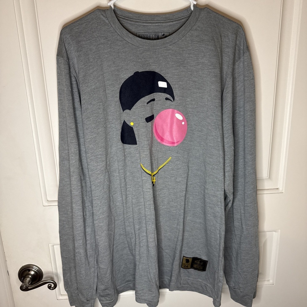 Preowned Excellent Condition Ken Griffey Long Sleeve Shirt "The Kid" Sz XL